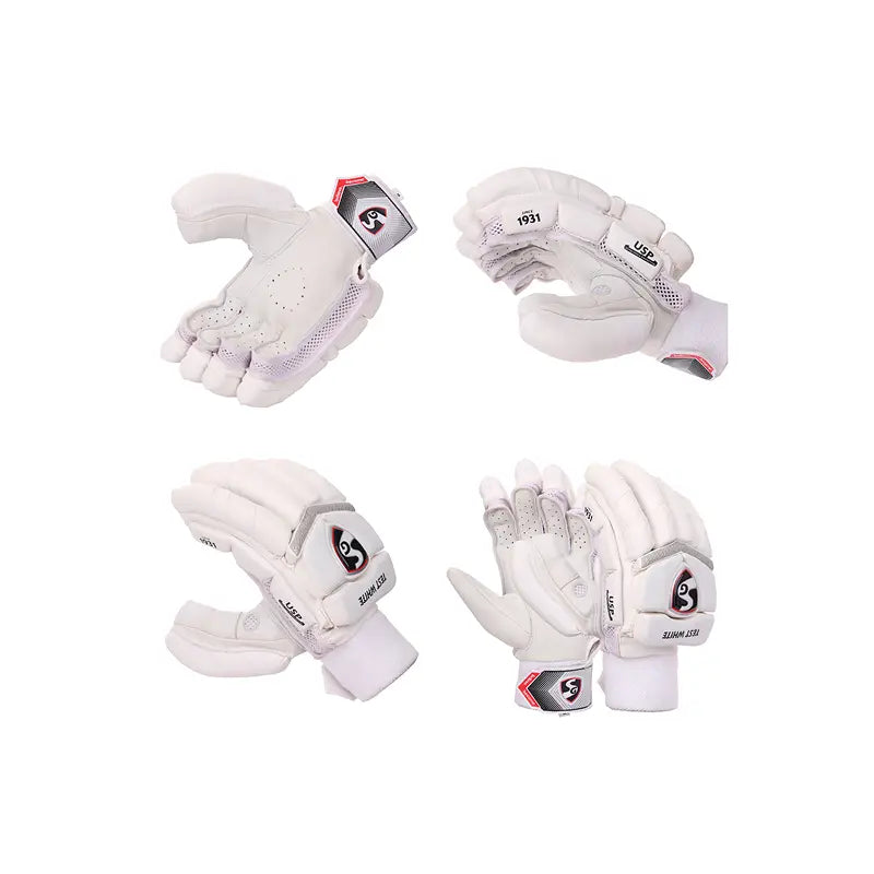 SG Batting Gloves Test White