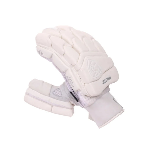 SG Hilite White Batting Gloves
