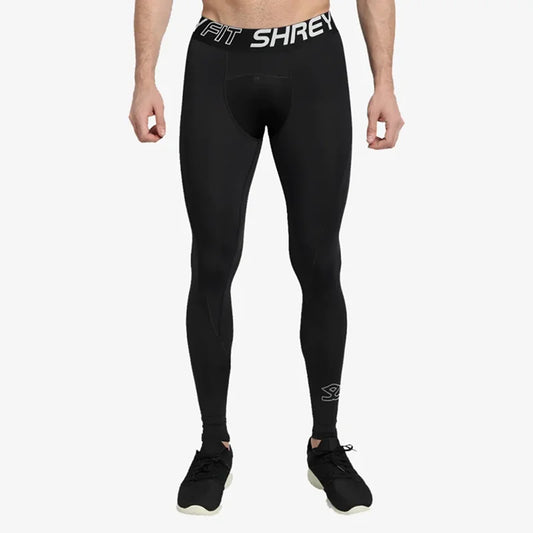 Shrey Compression Bottom Long Black