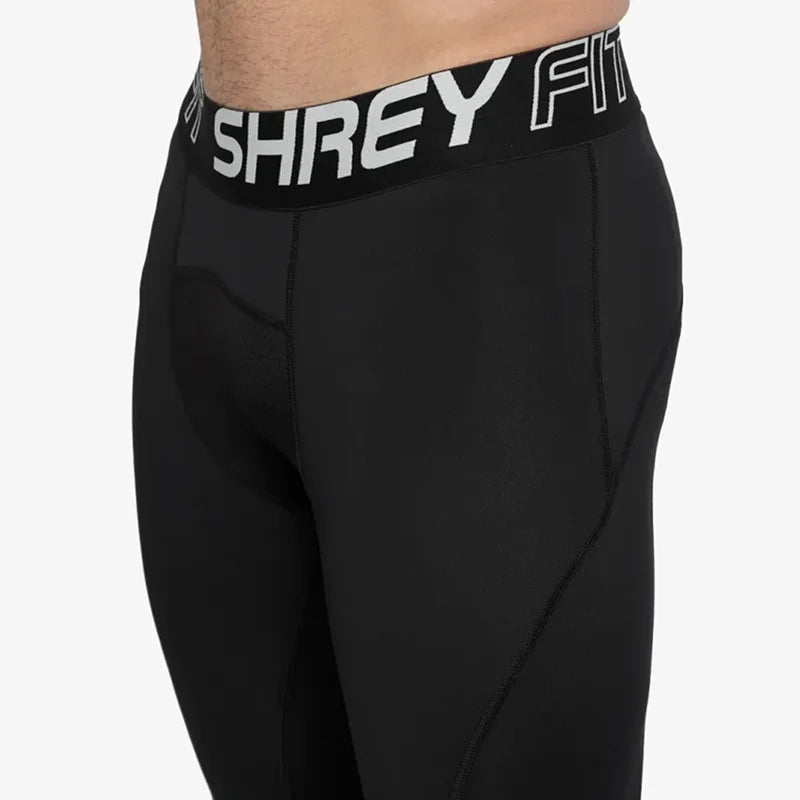 Shrey Compression Bottom Long Black