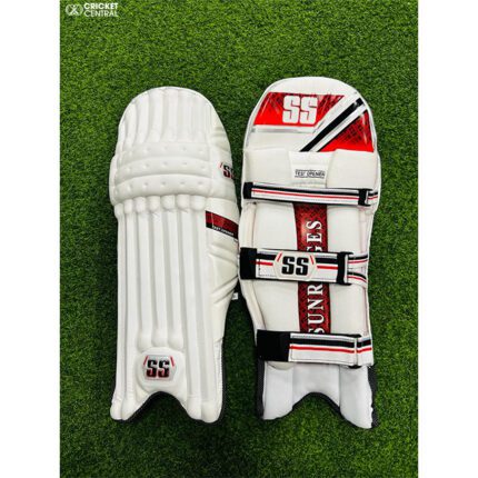 White Cricket Batting pads Test Opener from SS