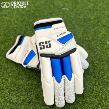 White and Blue Dragon Batting gloves from SS