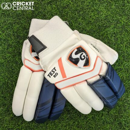 White and blue Test RO Gloves from SG