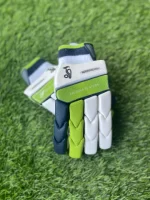 kookaburra Kahuna Players batting Gloves in White Green and blue