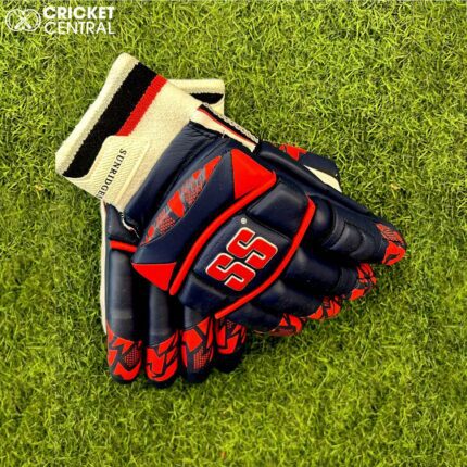 Blue and red Super Test LSG Batting gloves from SS