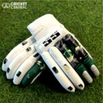 White and green MSD player edition Batting gloves from SS