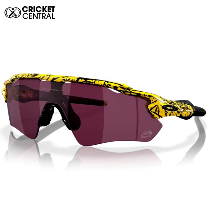 Black and yellow cricket sunglasses from Oakley